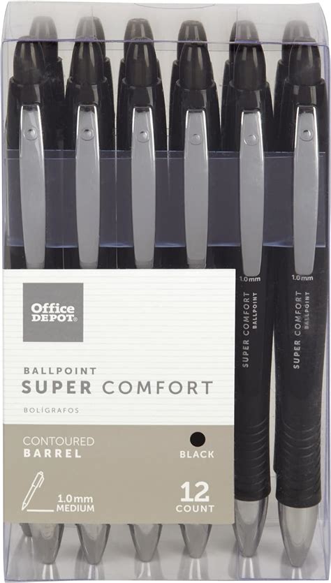 Amazon Office Depot Super Comfort Grip Retractable Ballpoint Pens