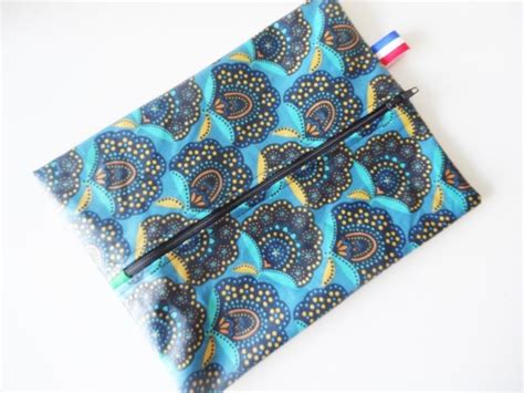 Pochette En Coton Enduit Pour Ranger Vos Bijoux Ou Autres Petits Objets