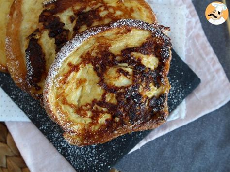 Brioche façon pain perdu moelleuse et croustillante Recette Ptitchef