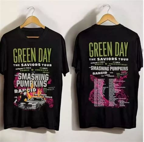 Green Day The Saviors Smashing Pumpkins Tour Concert Side T