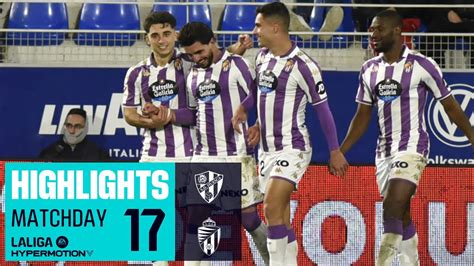 Resumen De SD Huesca Vs Real Valladolid CF 0 1 YouTube