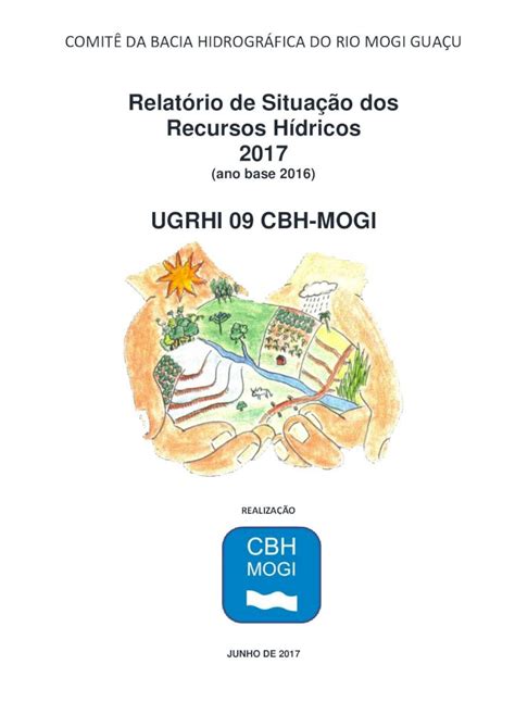 Pdf Relat Rio De Situa O Dos Recursos H Dricos Ugrhi Cbh