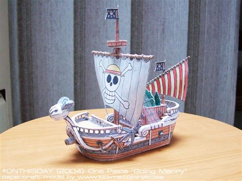 2004 One Piece Going Merry papercraft model by ninjatoespapercraft on ...