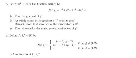 Solved 3 Let F R → R Be The Function Defined By 1 Y