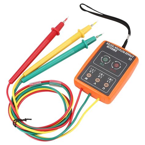 Sm B Phase Rotation Tester Indicator Detector Meter Orange