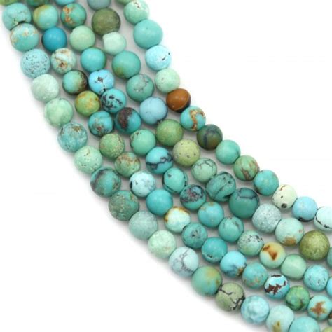 Turquoise Natural Stone Bead Jewelry Making France Perles World