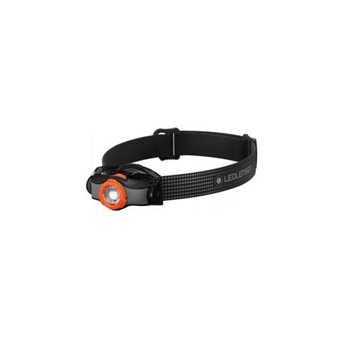 LATARKA LED LENSER MH3 BLACK ORANGE WINDOW BOX