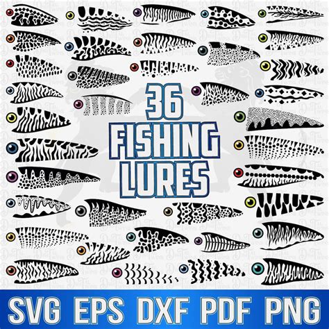 Fishing Lure Svg Lure Svg Print Fishing Lure Pattern Svg Fishing