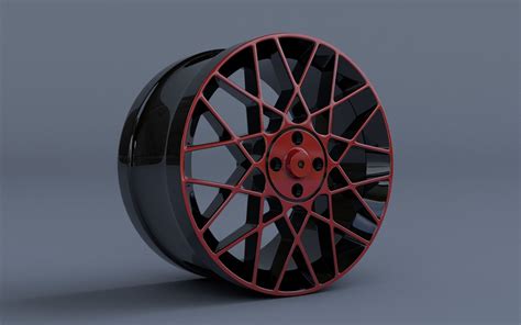 PDW Velocity Car Rim 3D model 3D printable | CGTrader