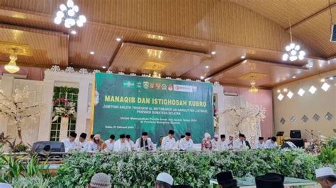 Wujudkan Pemilu Aman Dan Damai Tahun Jatman Sumsel Gelar Manaqib