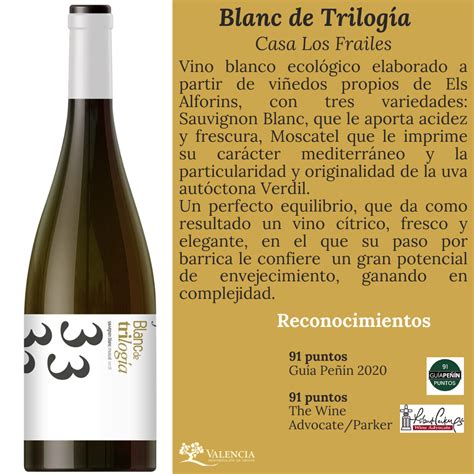 Casa Los Frailes lanza al mercado la nueva añada de su vino del Blanc