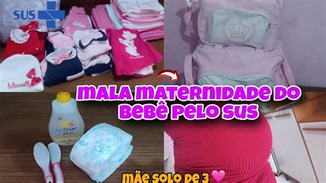 Mala Maternidade Do Beb Pelo Sus S O Basico M Esolo Maternidade