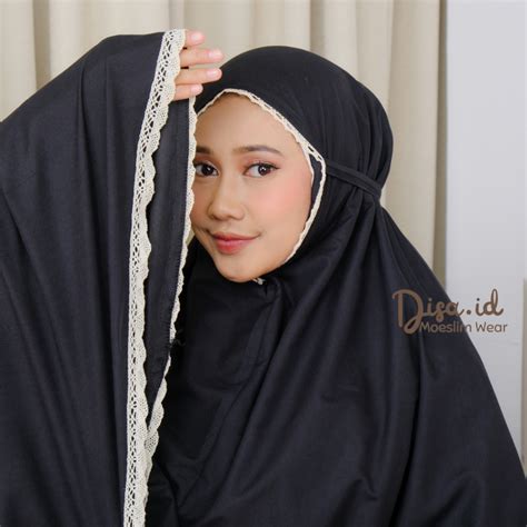 Jual Disa Id Mukena Dewasa In Traveling Daily Azizah Katun Premium