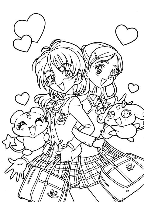 Manga Coloring Pages To Download And Print For Free