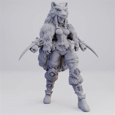 Hot Goblin ベアマスターヌードA ミニチュア ホットゴブリン 獣人戦士