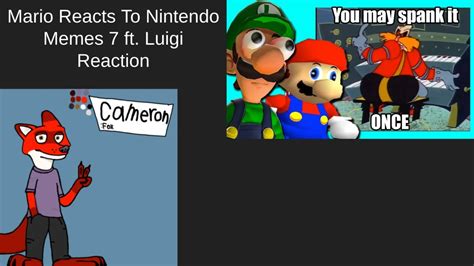 Brother Time Mario Reacts To Nintendo Memes Ft Luigi Reaction