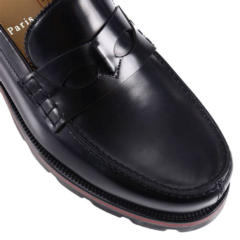 Christian Louboutin Shoes Men Loafers Christian Louboutin Men Black Loafers Christian