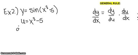 Chain Rule U Substitution Youtube