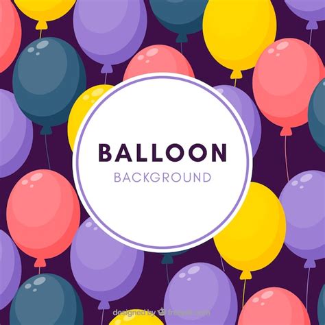 Free Vector | Colorful balloons background