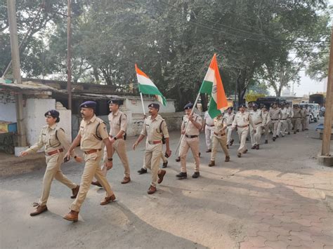 एकता रैली निकालकर Sdop ने राष्ट्र की एकता अखंडता व सुरक्षा बनाए रखने