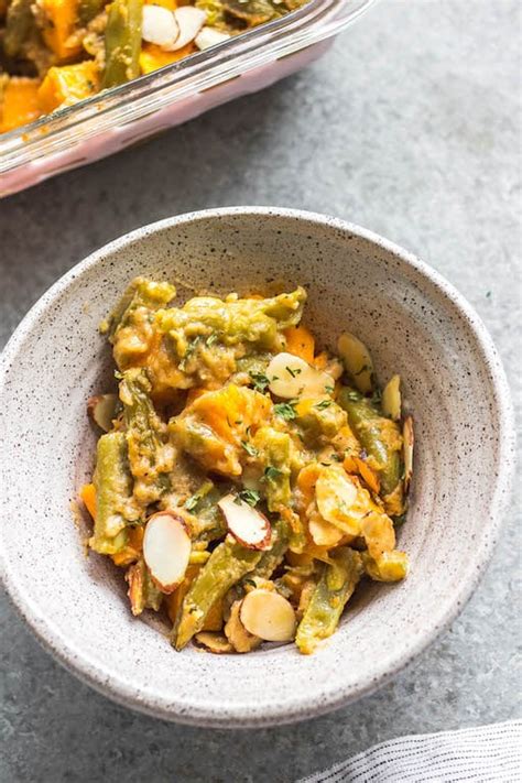 Butternut Squash Green Bean Casserole Whole30 Paleo Gluten Free