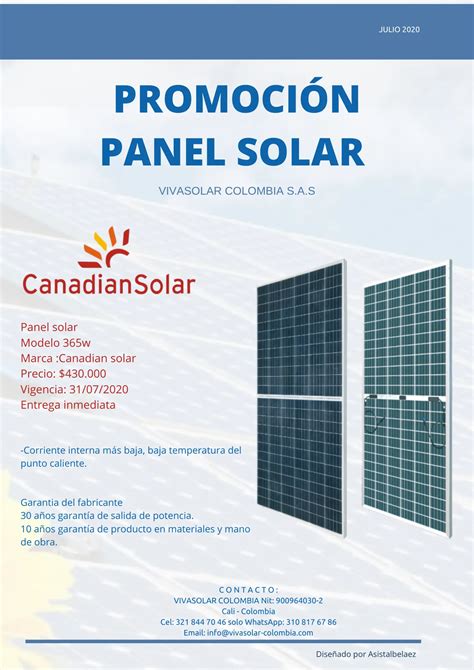 cuánto Cuesta Un Panel Solar En Colombia Placas Solares