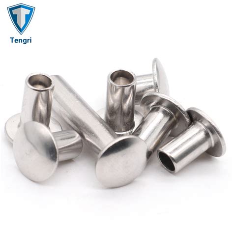 Factory Wholesale Stainless Steel Pan Head Semi Tubular Rivets China