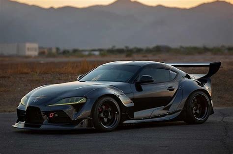 Toyota Supra A90 Sangar Efek Wide Body Kit Pandem Dan Kaki Agresif