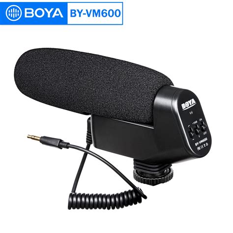 BOYA BY VM600 Cardioid Shotgun Condenser Microphone For Canon Sony