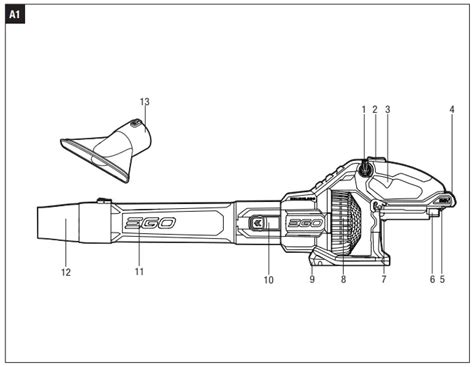 Ego Power Lb E Volt Lithium Ion Cordless Blower User Manual