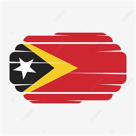 Gambar Png Bendera Timor Leste Dengan Latar Belakang Transparan Timor