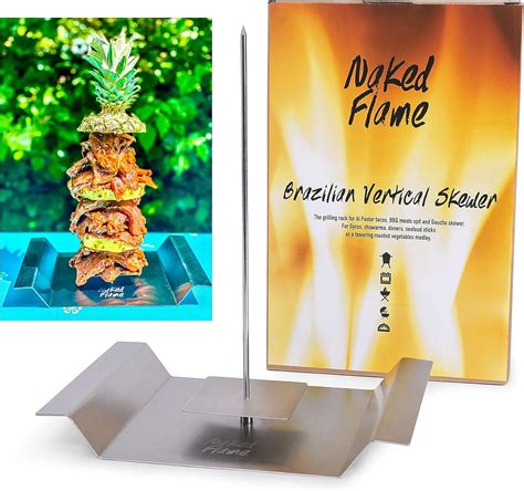 Amazon Naked Flame Brazilian Vertical Skewer For Grilling 3