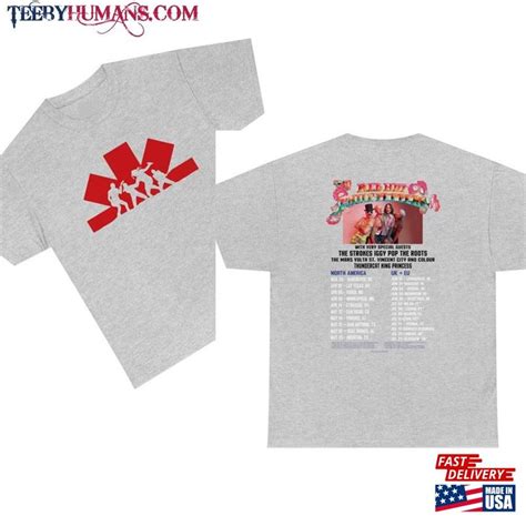 Red Hot Chili Peppers Tour Shirt Classic Unisex TeebyHumans