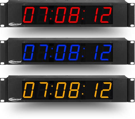 Display Time | Masterclock Products | Advanced Timing & Frequency Solutions