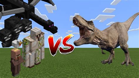 Minecraft Dinosaurs T Rex Vs Spinosaurus