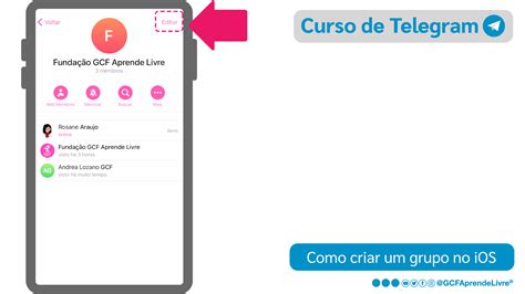 Como Usar O Telegram Como Criar Um Grupo Do Telegram No Ios