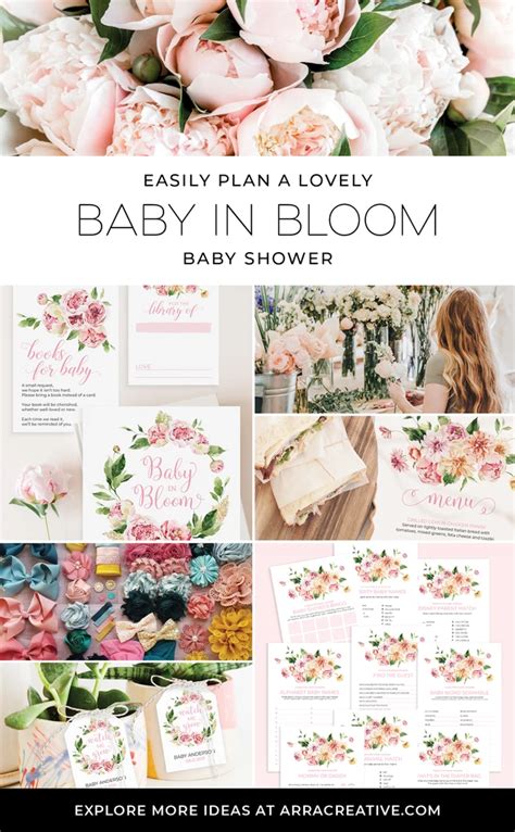 Baby In Bloom Shower Baby Shower Girl Diy Spring Baby Shower