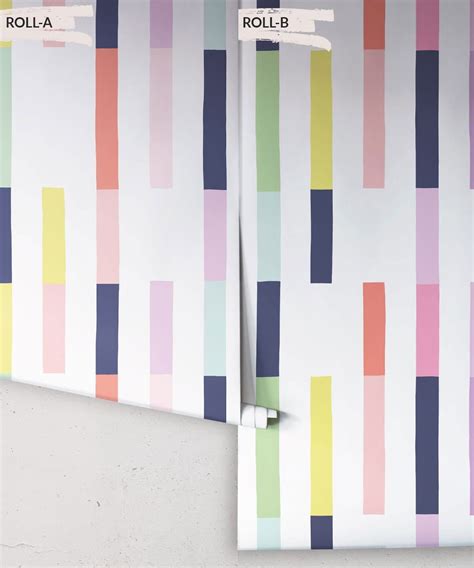 Sweet Rainbow Stripe Wallpaper • Colorful Stripes • Milton & King