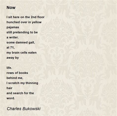 Charles Bukowski Poems