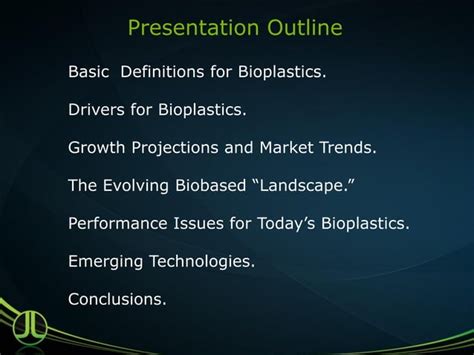 Introduction To Bioplastics Ppt Free Download