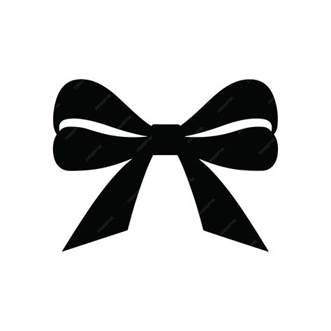 Premium Vector | Black Bow Tie Vector for Formal Attire