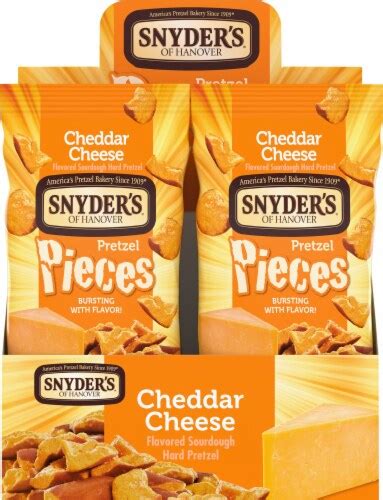 Snyder S Of Hanover Cheddar Cheese Pretzal Pieces Ct Kroger