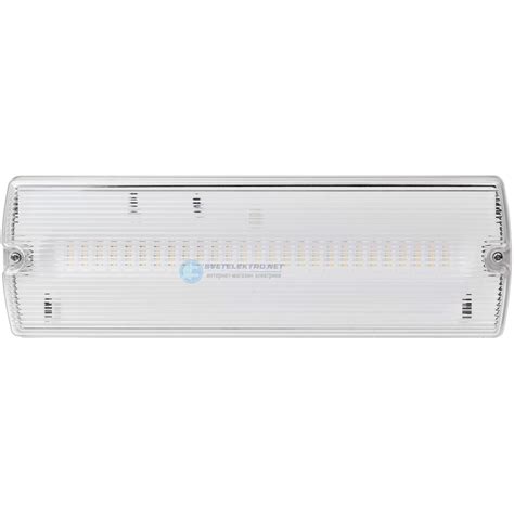 Светильник аварийный светодиодный NEF-07 3 вт 3ч LED IP65 с наклейкой ...