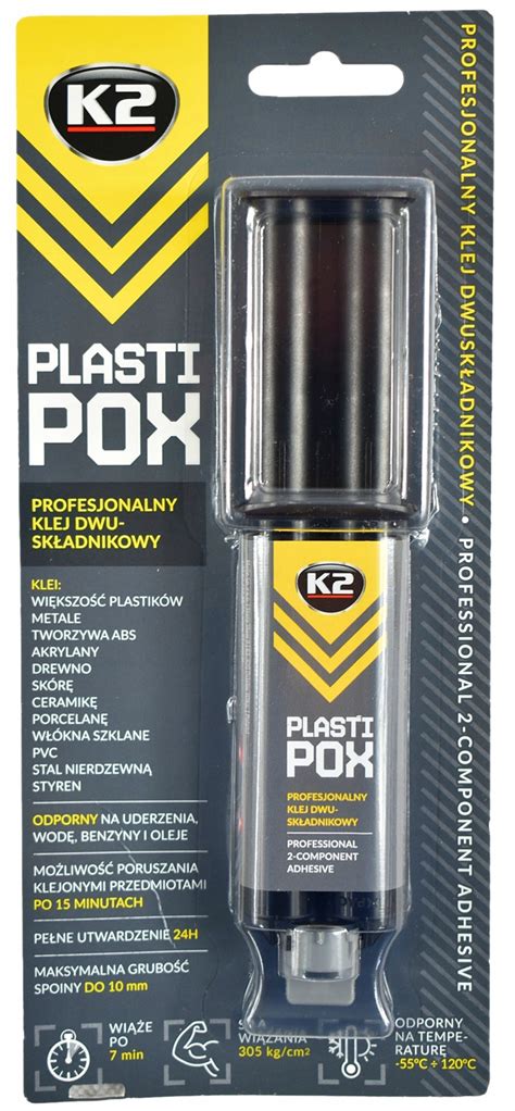 K2 PLASTIPOX KLEJ DO PLASTIKU SPAWANIE PLASTIKÓW B478 za 17 50 zł z