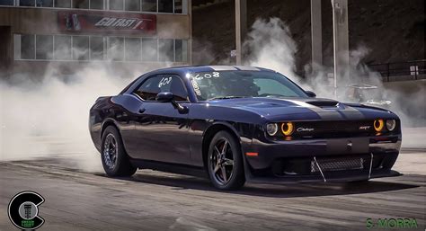 2016 Dodge Challenger Hellcat 14 Mile Drag Racing Timeslip Specs 0 60