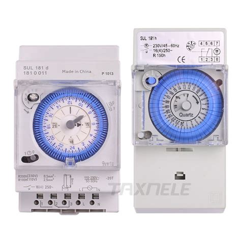 SUL181h SUL181d Mechanical Timer 24 Hours Time Switch Relay Electrical