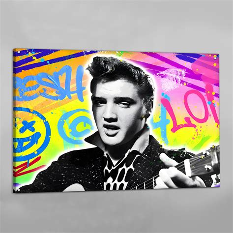 Elvis Presley Wall Decor Elvis Presley Wall Art Elvis Presley Etsy