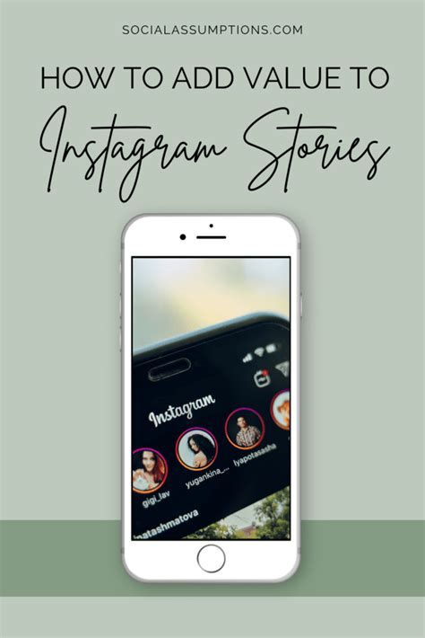 How to Add Value To Instagram Stories — Social Assumptions