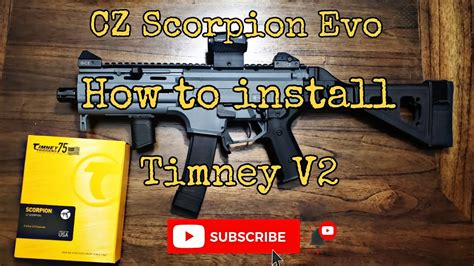 Cz Scorpion Evo Timney V Youtube