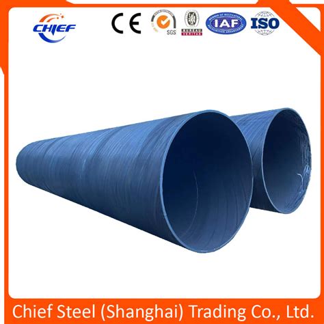 Piling Pipes S355jr Carbon Steel Spiral Welded SSAW Pile Pipe For